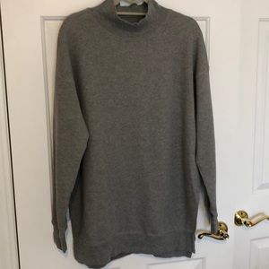 Free People Grey Sweatshirt Tunic